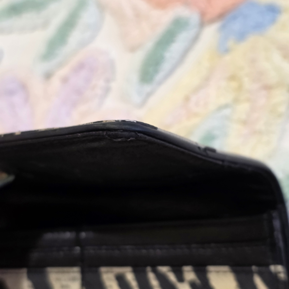 Y2K L.A.M.B. Zebra Newsprint Wallet - Picture 7 of 9